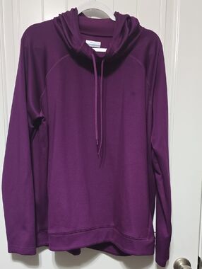 Columbia Women's Purple Pullover Cowl Hoodie